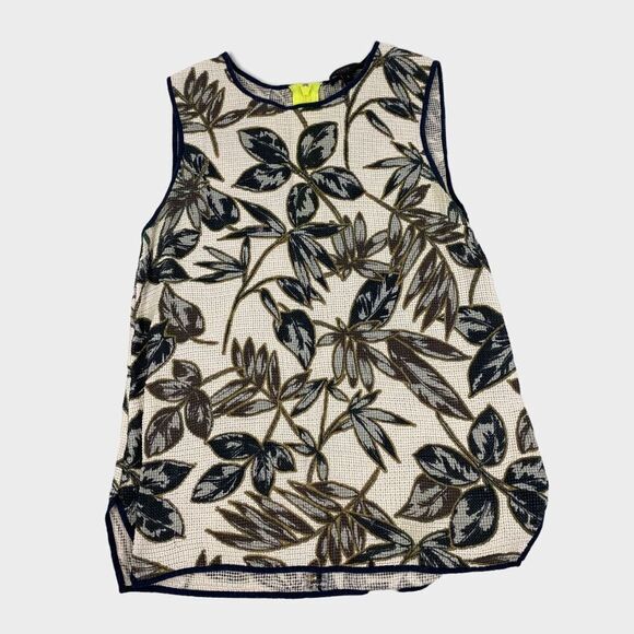 J. Crew Basketweave Cotton Top size 2 - Picture 1 of 8